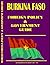 Burkina Faso Foreign Policy...