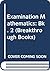 Examination Mathematics: Bk...