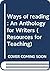 Ways of reading: An Antholo...