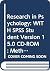 Research In Psychology by C. James Goodwin