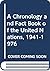 A Chronology and Fact Book ...