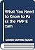 What You Need to Know to Pass the PMP Exam by Scott H. Schaeffer