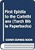 First Epistle to the Corint...
