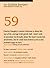 The Dublin Review, Number 59 by Brendan Barrington