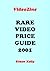 Rare Video Price Guide 2001