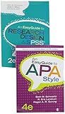 BUNDLE: Schwartz, An EasyGuide to APA Style 4e (Spiral) + Schwartz, An EasyGuide to Research Design & SPSS 2e (Spiral)