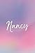 Nancy: Personalized Name Journal Writing Notebook For Girls and Women