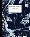 Composition Notebook College Ruled: Navy Blue Marble 7.5 x 9.25 Inches Notebook for School, College And Home Schooling