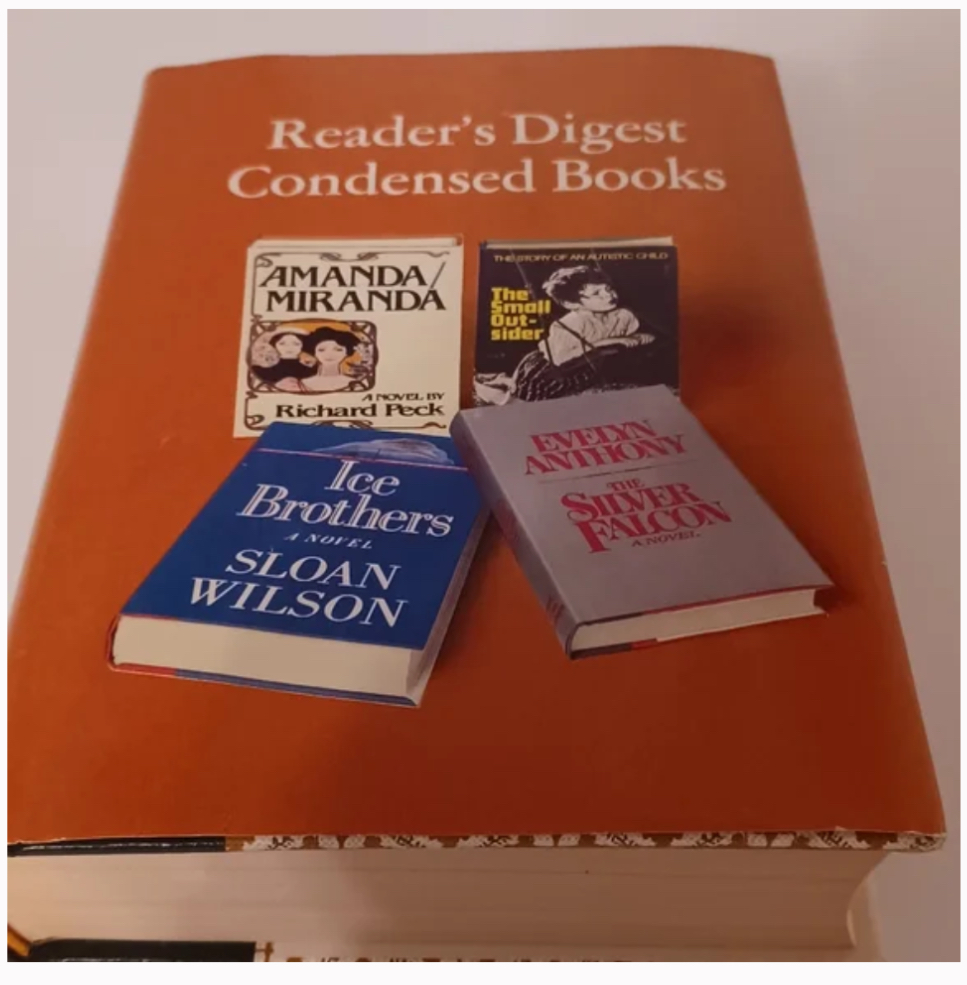 Reader's Digest Condensed Books; 1980 #M, Volume 129: Amanda/Miranda / Ice Brothers / The Small Outsider / The Silver Falcon (Hardcover)