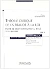 THÉORIE CRITIQUE DE LA FRAUDE À LA LOI. ÉTUDE DE DROIT INTERNATIONAL PRIVÉ DE L (12)