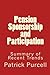 Pension Sponsorship and Par...