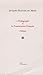 L'Orthographe et la Prononciation Française  by Jacques Peletier du Mans