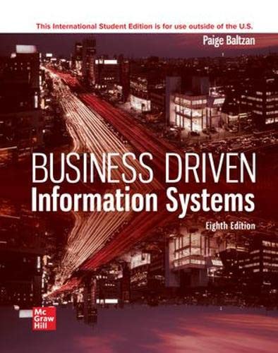 ISE Business Driven Information Systems (Paperback)