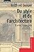 DU STYLE ET DE L'ARCHITECTURE