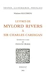 Lettres de Mylord Rivers à Sir Charles Cardigan (French Edition)