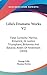 Lillo's Dramatic Works V2: Fatal Curiosity; Marina; Elmerick; Or Justice Triumphant; Britannia And Batavia; Arden Of Feversham (1810)