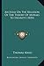 An Essay On The Relation Of The Theory Of Morals To Insanity by Thomas Mayo