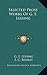 Selected Prose Works Of G. E. Lessing