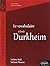 Le vocabulaire de Emile Durkheim by Frédéric Keck