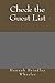 Check the Guest List