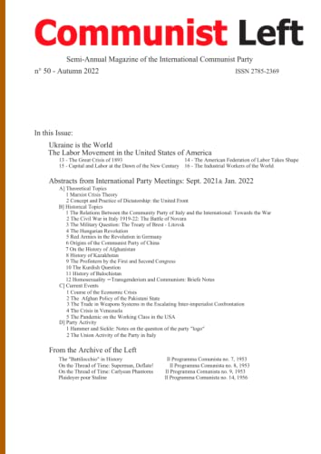 Communist Left Magazine #50 (Paperback)