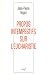 Propos intempestifs sur l'E...