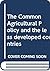 The common agricultural pol...