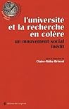 L'université et la recherche en colère un mouvement social inédit