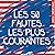 50 fautes les plus courante...