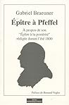 Epitre À Pfeffel