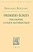 Bernard Bolzano: Premiers E...