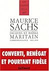 Correspondance: Sachs et Maritain (1925-1939)