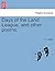 Days of the Land League, an...