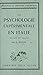 La psychologie expérimentale en Italie : école de Milan (French Edition)