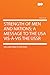 Strength of Men and Nations...