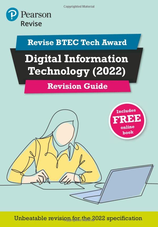 Pearson REVISE BTEC Tech Award Digital Information Technology Revision Guide inc online edition - for 2025 and 2026 exams (Paperback)