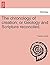 The chronology of creation;...