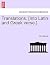 Translations. [into Latin a...