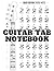 Guitar Tab Notebook: Blank Guitar Tablature Notebook 8.5 x 11 Inches - 120 pages