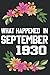 What Happened In September ...