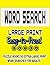 Easy-to-Read Extra Large Print Word Search Puzzle Books 50 Ex... by One Books