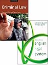 Valuepack:English Legal System 7th Edition with Criminal Law: AND Criminal Law
