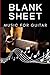 Blank Sheet Music for Guita...