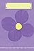 Purple Flower Journal by Scriptorium Press