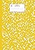 Marble Notebook A4: Yellow ...
