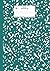 Marble Notebook A4: Teal Ma...