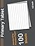 Primary Tablet: Handwriting Practice Book for Kids in Pre-K to 3rd Grade , Primary Tablet Grades k-2 1/2'' Ruled,8.5x11 Inches, 100 Sheets (200 Pages)