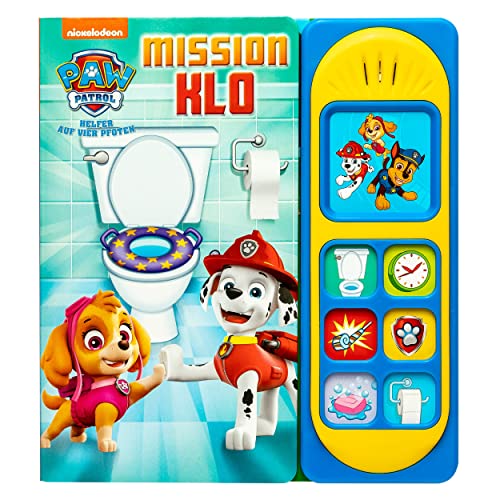 PAW Patrol: Mission Klo - Nickelodeon - Pappbilderbuch mit 7 spannenden Geräuschen für Kinder ab 3 Jahren (Hardcover)