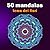 50 mandalas tema dei fiori: 50 mandala da colorare sul tema dei fiori - Disegni lavorati per permettere graziose creazioni - formato 8,25*8,25 ( ... per adulti, hobby (Italian Edition)