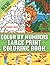 Color By Numbers Large Print Coloring Book: With Color Key, A Fun Way to Boost Your Children’s Learning While Providing Hours of Screen-Free ... Challenge For kids, Teens and Adults.